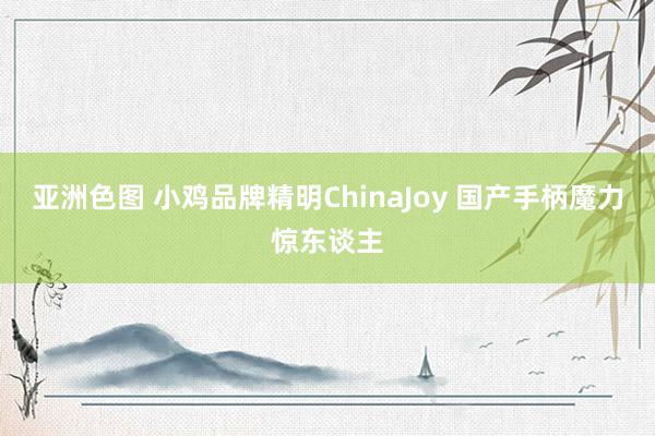 亚洲色图 小鸡品牌精明ChinaJoy 国产手柄魔力惊东谈主