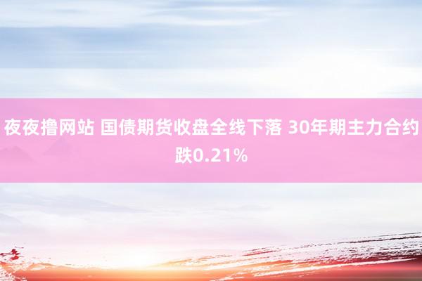 夜夜撸网站 国债期货收盘全线下落 30年期主力合约跌0.21%